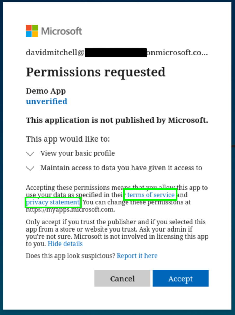 EntraID Multi Tenant Application Consent Request